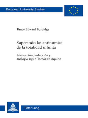 cover image of Superando las antinomias de la totalidad infinita